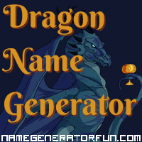 Get your own dragon name from the dragon name generator
