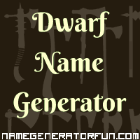 Dwarf name generator