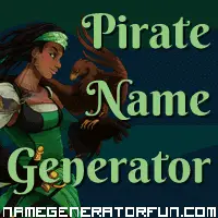 Get your own pirate name from the pirate name generator!