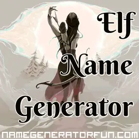 About The Sindarin Elf Name Generator