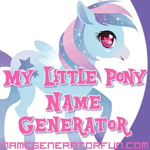 my little pony logo generator