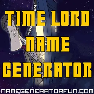 Time Lord Name Generator